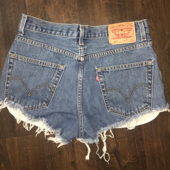 Levi's Pants - Levi cut off jean shorts
